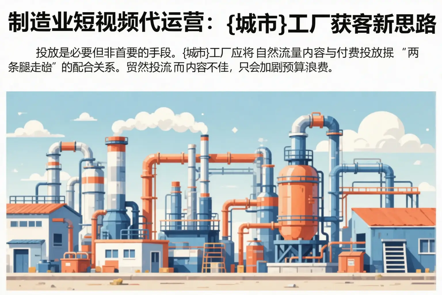制造业短视频代运营：华亭工厂获客新思路